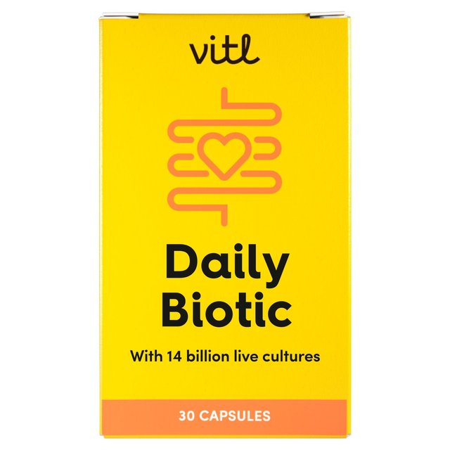 Vitl Daily Biotic Capsules, 30 Per Pack