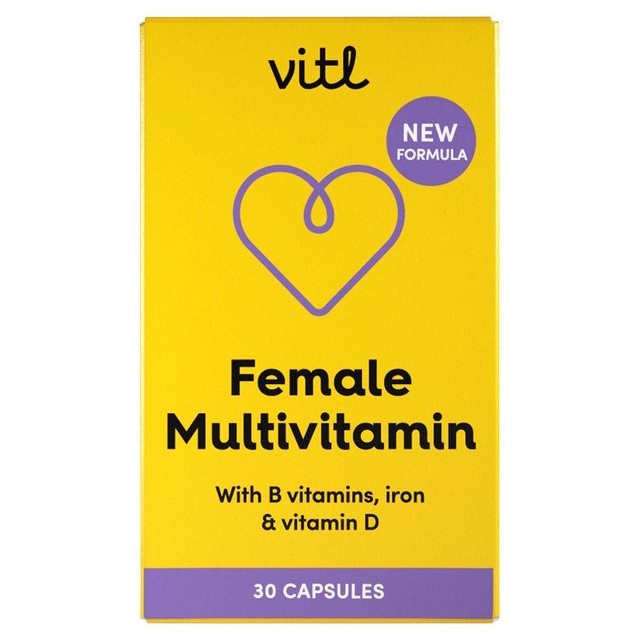 Vitl Female Multivitamin Capsules, 30 Per Pack