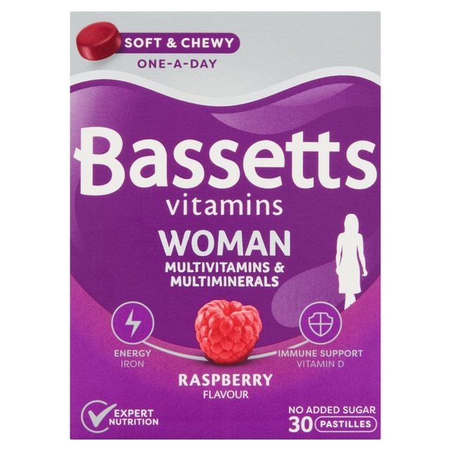 Bassetts Vitamins Woman Multivitamins & Multimineral Raspberry Flavour, 30 Per Pack
