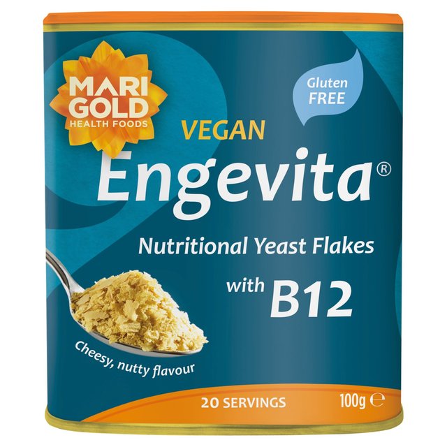 Marigold Engevita B12 Nutritional Yeast Flakes, 100g
