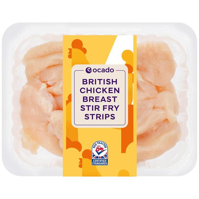 Ocado British Chicken Stir Fry Strips, 250g