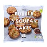 M&S Bubble & Squeak Cakes Frozen
