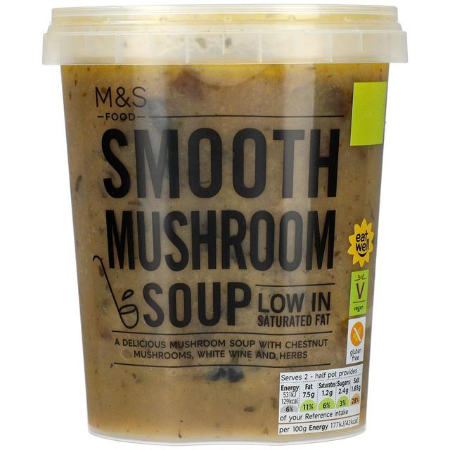 M & S Vegan Cream of Mushroom Soup, 600g