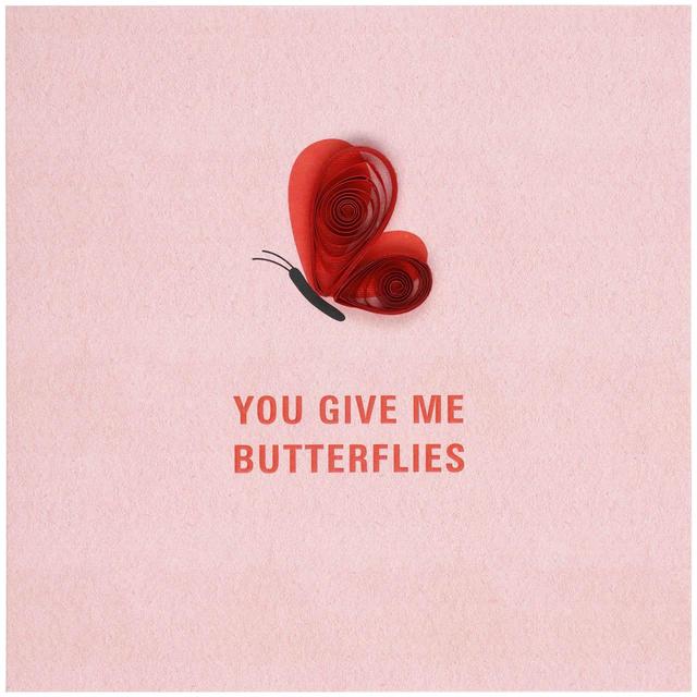 Hallmark M & S Butterflies Valentine’s Day Card