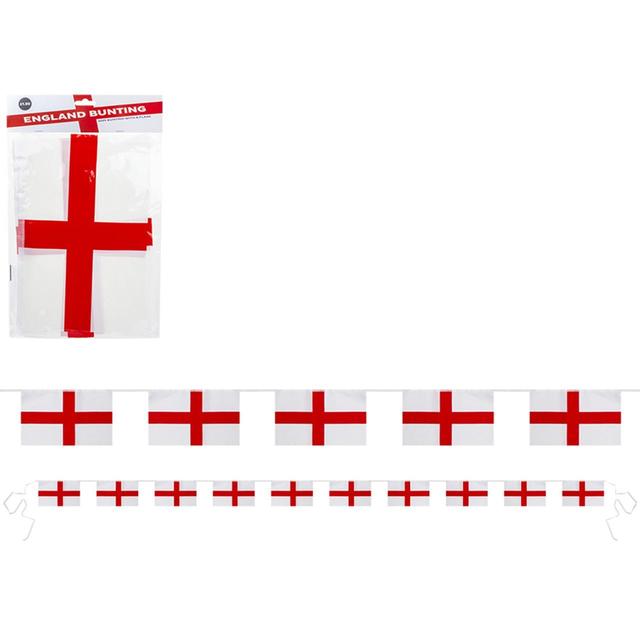 PMS International England Flag Bunting 12’’