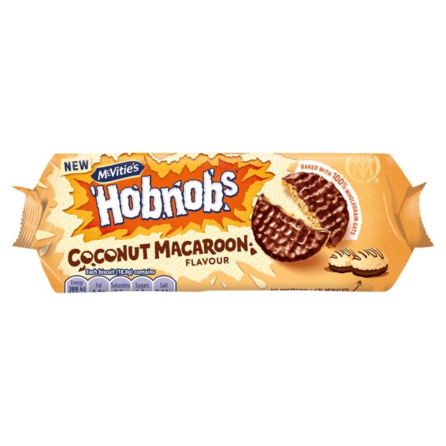McVitie’s Hobnobs Chocolate Coconut Macaroon Biscuits, 262g