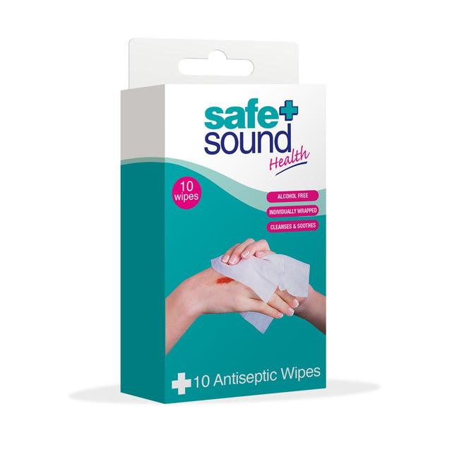 Safe & Sound Antiseptic Wipes, 10 Per Pack