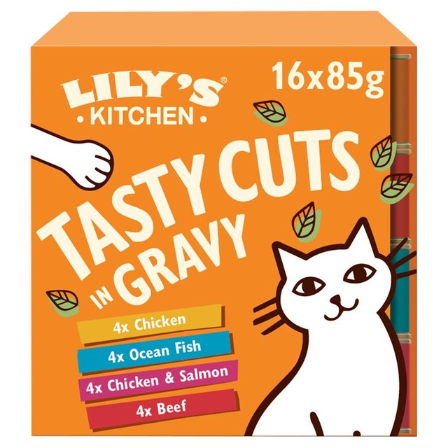 Lily’s Kitchen Tasty Cuts in Gravy Tins Multipack, 16 x 85g