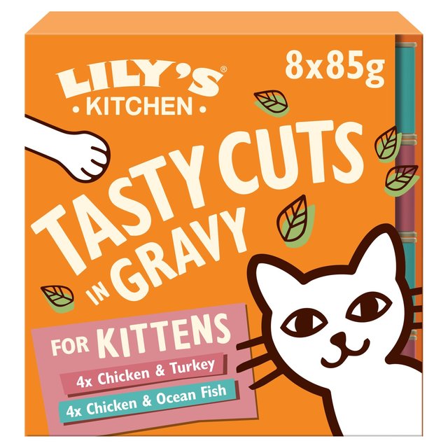 Lily’s Kitchen Tasty Cuts Kitten Mixed Multipack, 8 x 85g