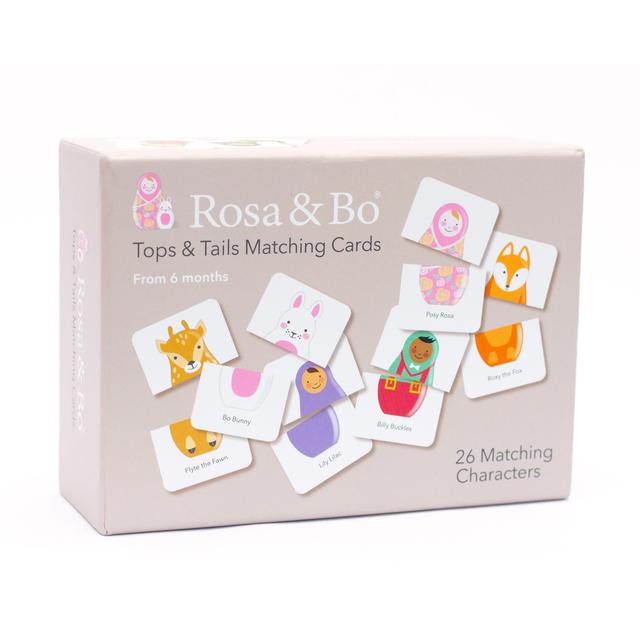 Rosa & Bo Card Game Tops & Tails Matching for Toddlers and Preschoolers