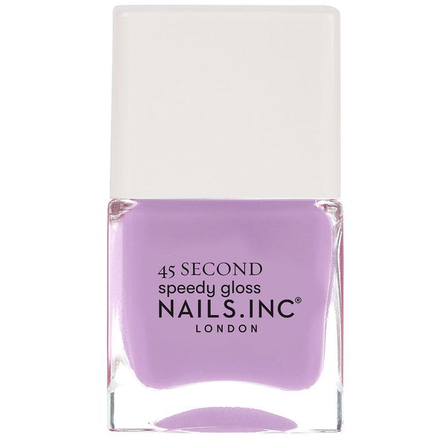 Nails Inc. 45 Second Speedy Gloss House Hunting in Holland Park Nail Polish, 14ml