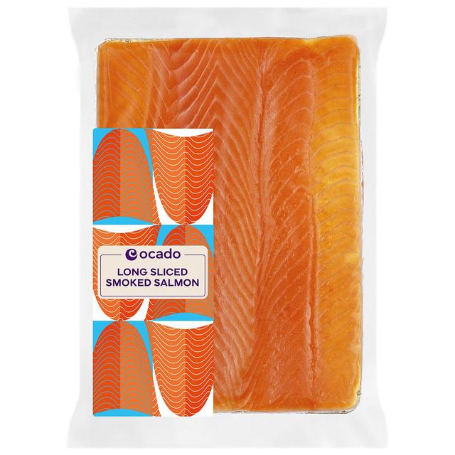 Ocado Long Sliced Smoked Salmon, 180g