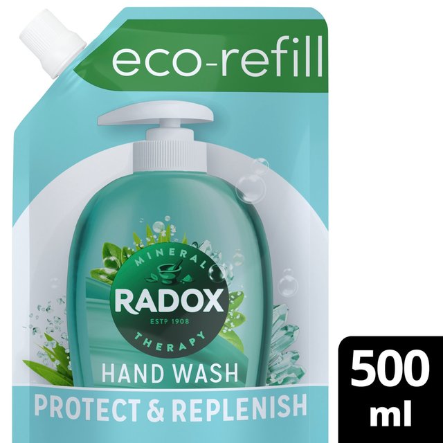 Radox Pouch Protect & Replenish Liquid Hand Wash Pouch, 500ml