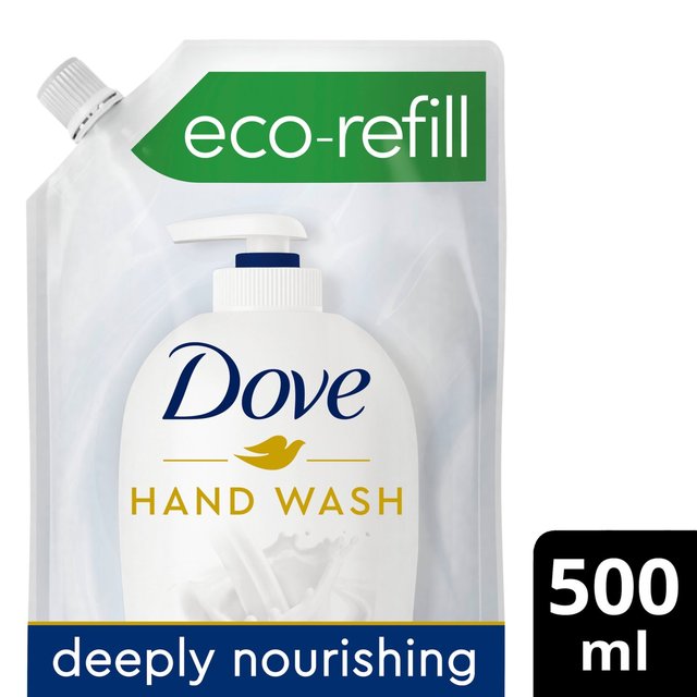 Dove Deeply Nourishing Liquid Hand Wash Pouch, 500ml