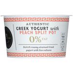 M&S Authentic Greek 0% Yogurt with Peach