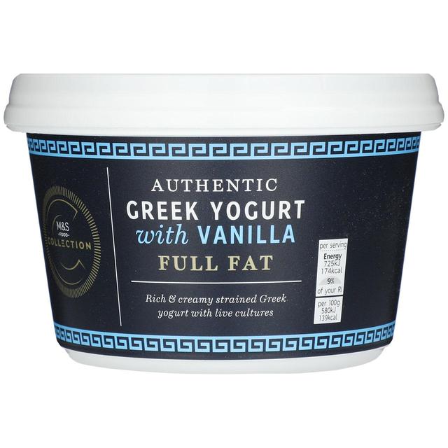 M & S Authentic Greek Yogurt With Vanilla, 500g