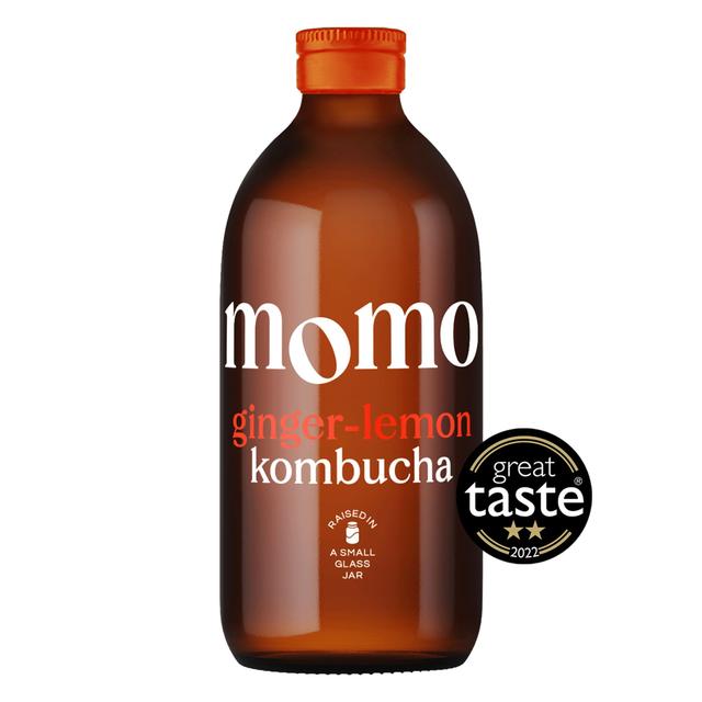 Momo Kombucha Organic Ginger-Lemon, 330ml