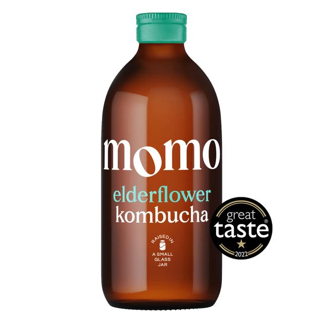 Momo Kombucha Organic Elderflower, 330ml