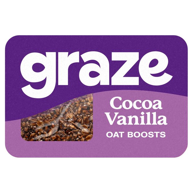 Graze Protein Cocoa Vanilla Vegan Snacks With Oats, 50g