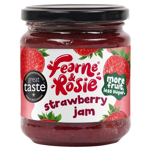 Fearne & Rosie Reduced Sugar Strawberry Jam, 310g