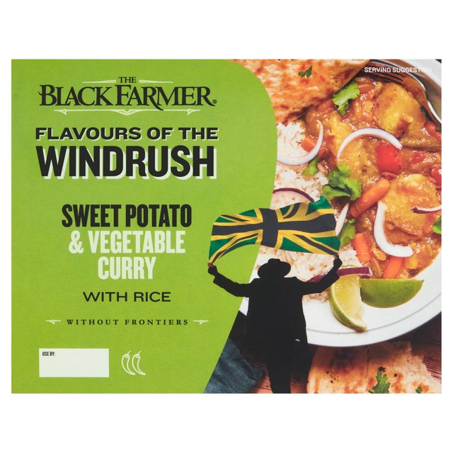 The Black Farmer Sweet Potato Veg Curry With Rice, 400g