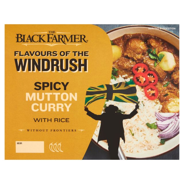 The Black Farmer Curry Mutton and Potato Rice, 400g