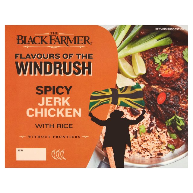 The Black Farmer Traditional Jerk Chicken With Rice, 400g