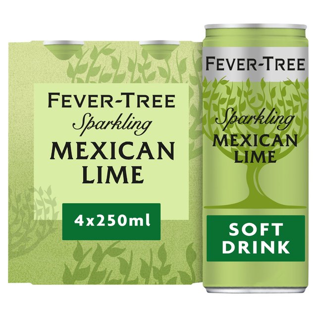 Fever-Tree Sparkling Mexican Lime, 4 x 250ml