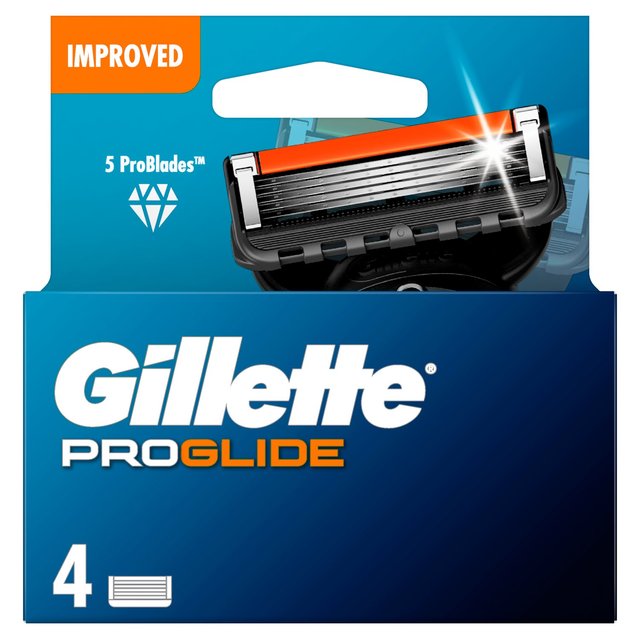 Gillette ProGlide Razor Blades, 4 Per Pack