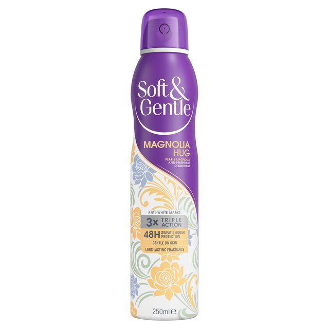 Soft & Gentle Magnolia Hug Anti-Perspirant Deodorant Spray, 250ml