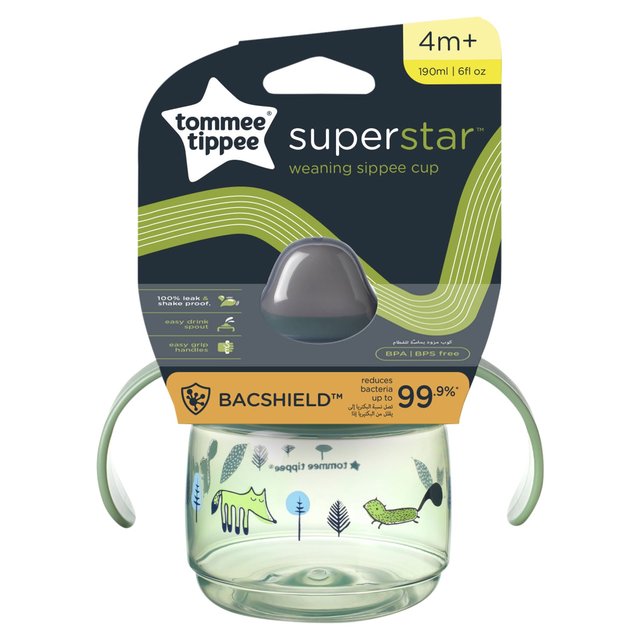 Tommee Tippee Green 1X Sippee Cup, 190ml