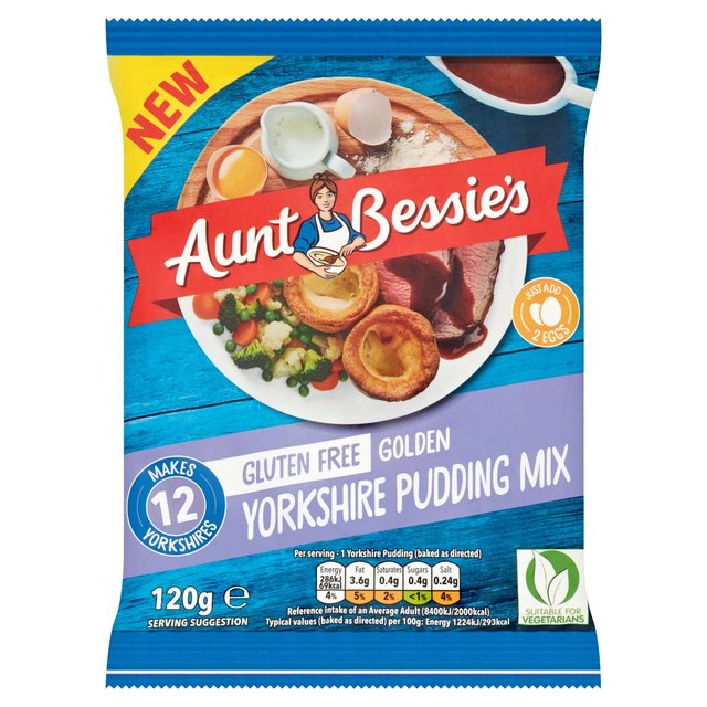 Aunt Bessie’s Gluten Free Yorkshire Pudding Mix, 120g