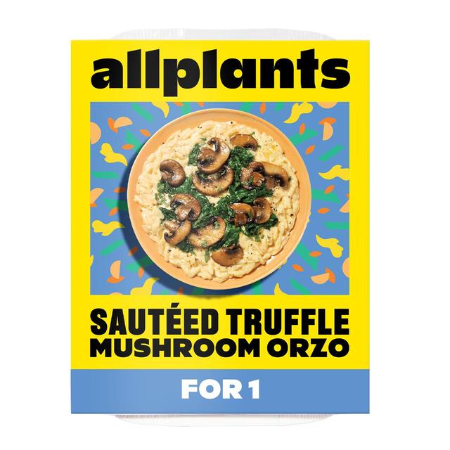 Allplants Sauteed Truffle Mushroom Orzo for 1, 375g