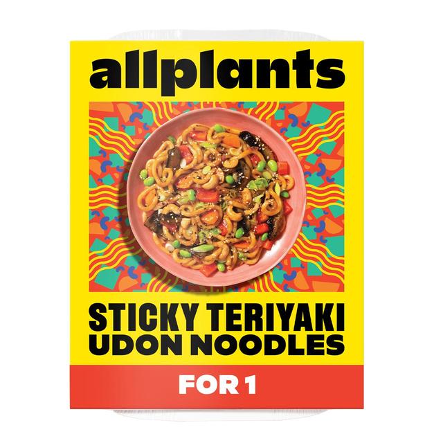 Allplants Sticky Teriyaki Udon Noodles for 1, 351g