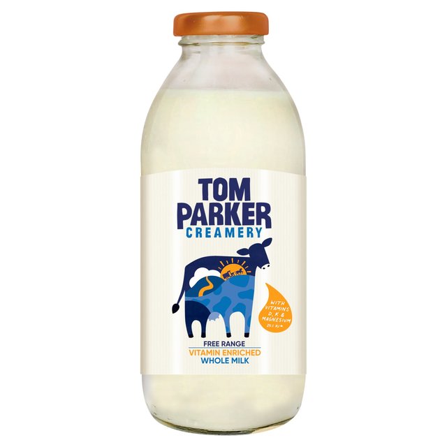Tom Parker Creamery Vitamin Enriched Whole Milk, 500ml