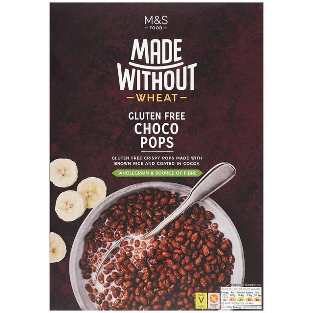 M & S Made Without Wheat Choco Pops, 300g