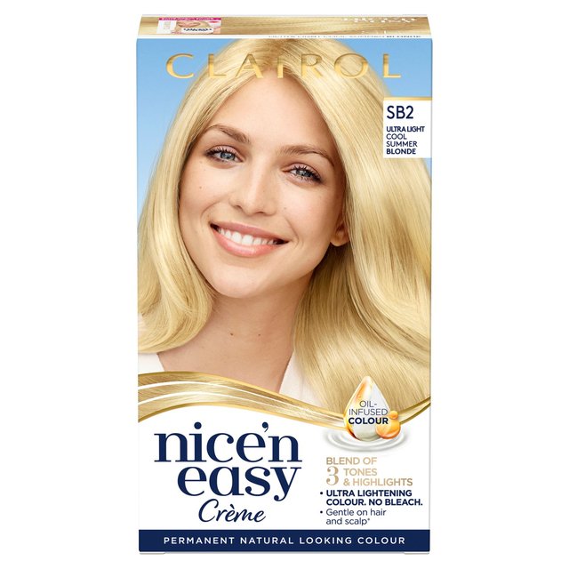 Clairol Nice’n Easy Hair Dye Ultralight Cool Summer Blonde
