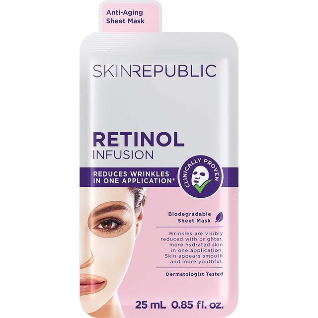 Skin Republic Retinol Biodegradable Sheet Mask, 25ml