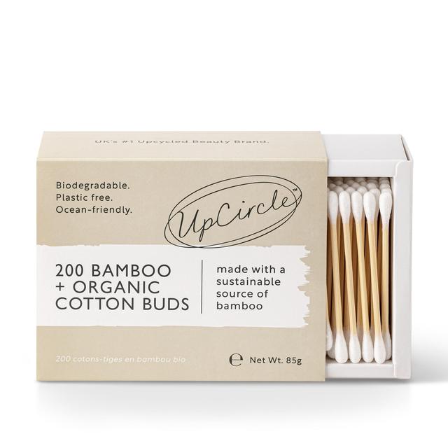 UpCircle Bamboo + Organic Cotton Buds, 200 Per Pack