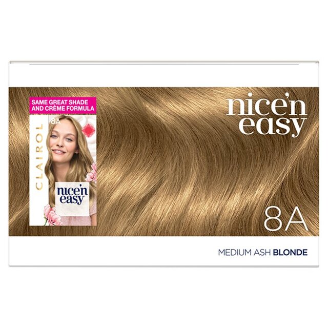 Nice N Easy Hair Dye Medium Ash Blonde 8a Ocado