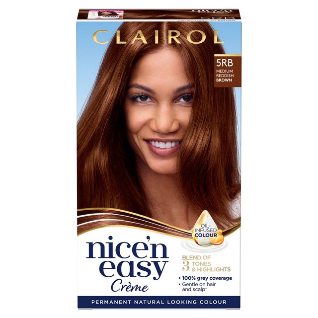 Clairol Nice’n Easy Hair Dye, 5RB Medium Reddish Brown