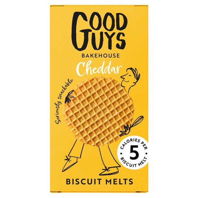 Good Guys Bakehouse Biscuit Melts, Cheddar, 50g