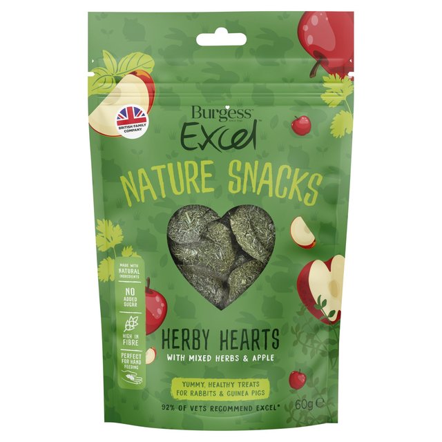 Burgess Excel Herby Hearts, 60g