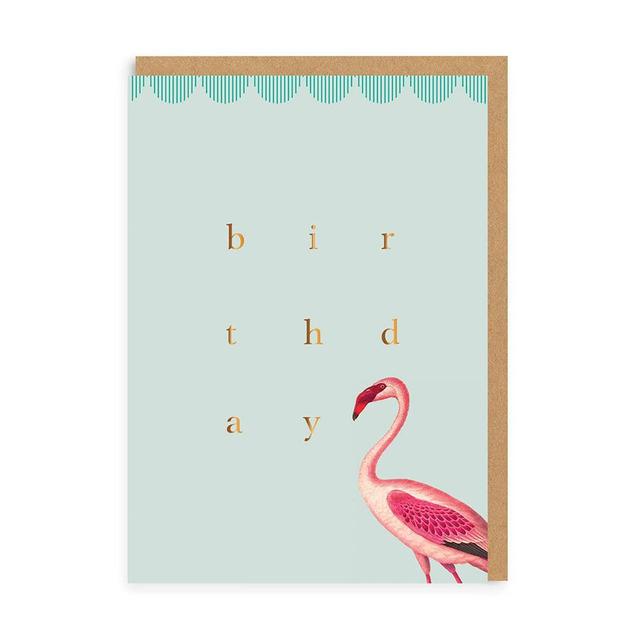 OhhDeer Flamingo Birthday Card