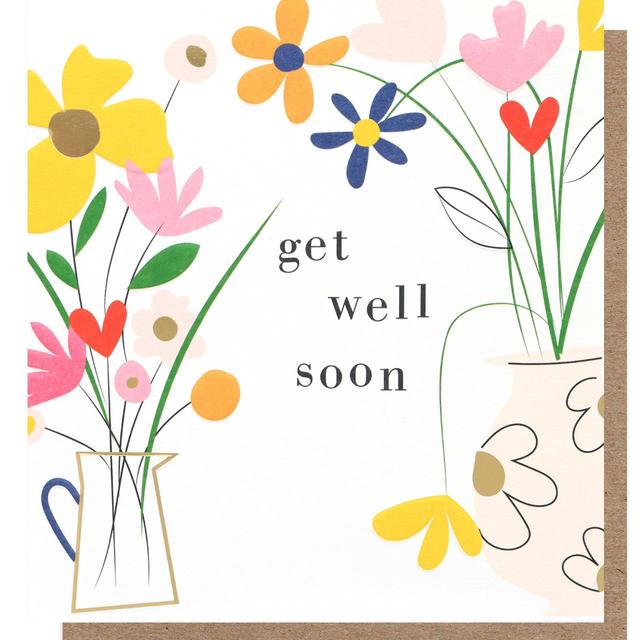 Caroline Gardner Floral Get Well Soon Card