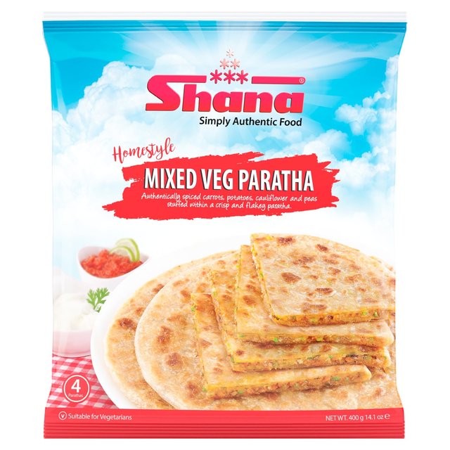 Shana Homestyle Mixed Vegetable Paratha, 400g