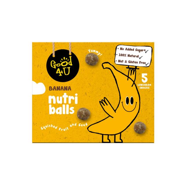 GOOD4U Nutri Balls Banana Multipack, 5 x 20g