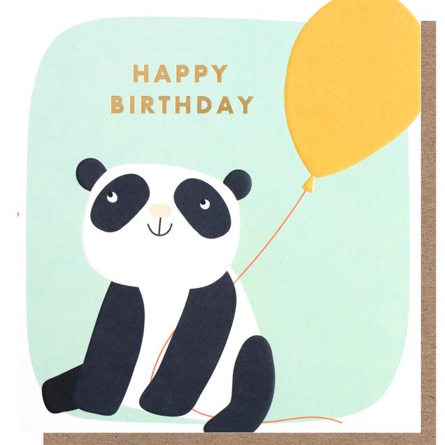 Caroline Gardner Panda Birthday Card