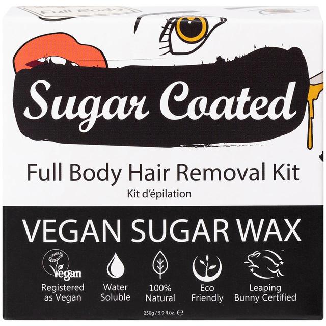 Sugar Coated Full Body Hair Removal Kit, 200ml