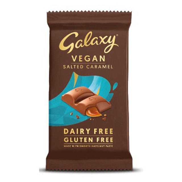 Galaxy Vegan Dairy Free Salted Caramel Chocolate, 100g